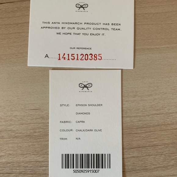 ANYA HINDMARCH EPHSON DIAMOND SHOULDER BAG - Picture 14 of 16